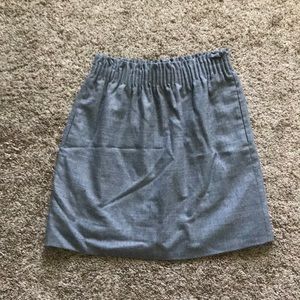 J. Crew gray sidewalk skirt